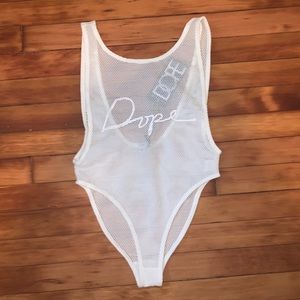 NWT Mesh bodysuit